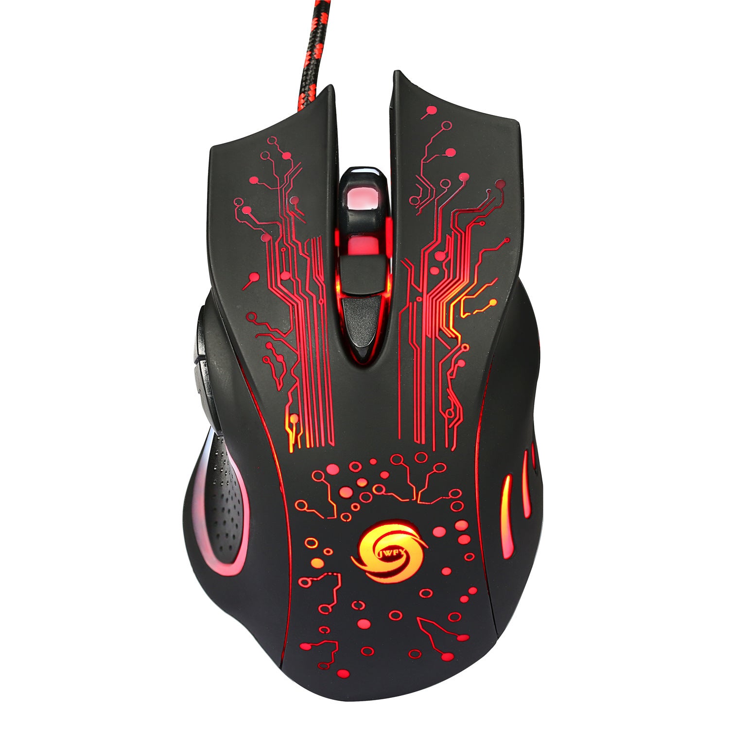 USB Wired Gaming Mouse – 5500 DPI, 7 Buttons, LED Backlit, Ergonomic for PC & Laptop