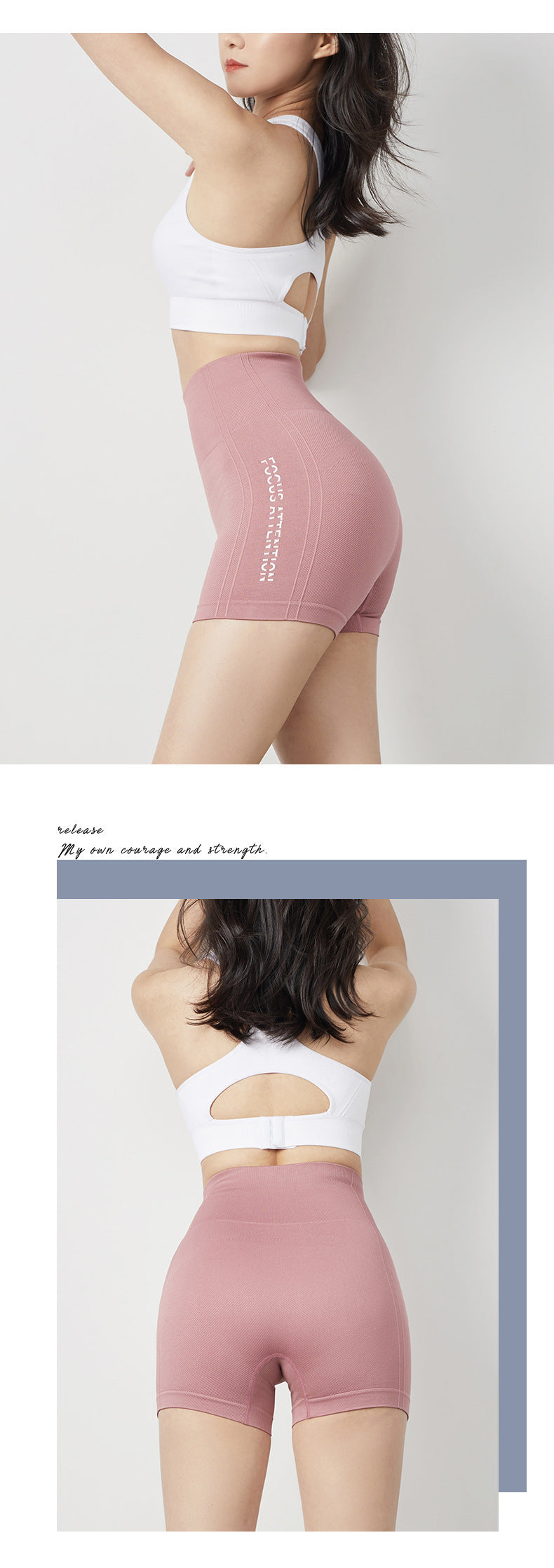High Waist Biker Shorts – Tummy Control Fitness & Yoga Shorts