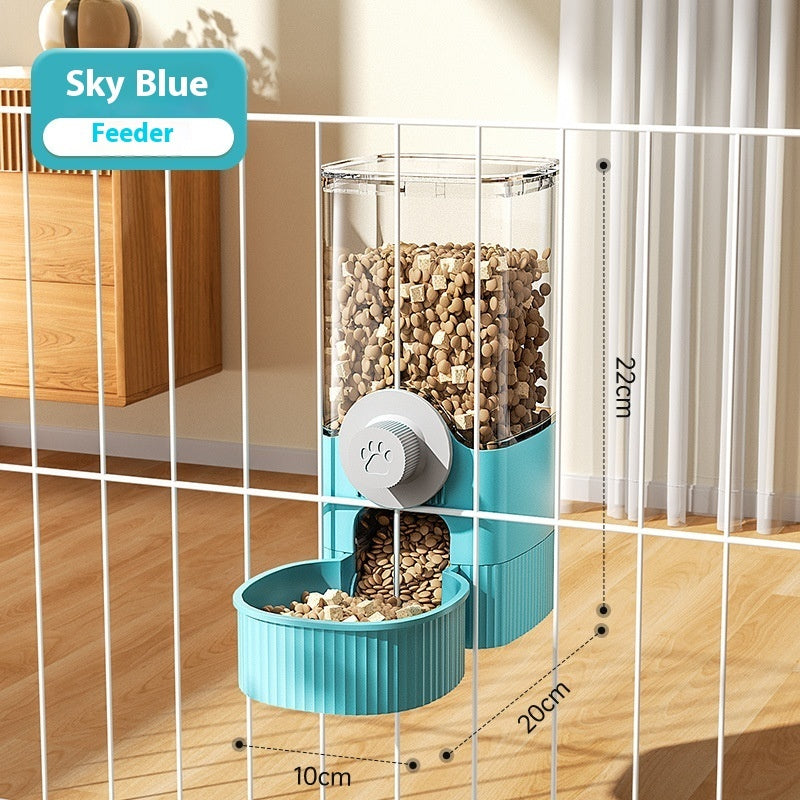 Hanging Cage Dog Basin Cat Bowl Automatic Pet Feeder