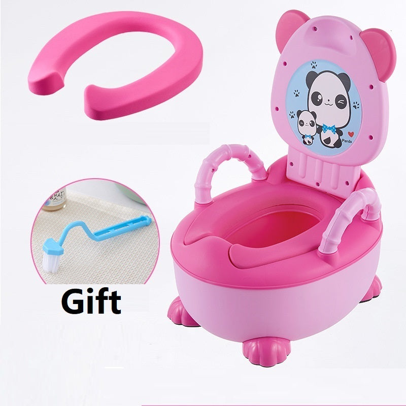 Portable Children’s Potty Toilet Seat with Backrest – Comfortable Baby Basin