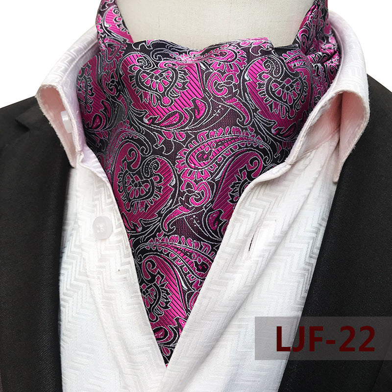 Men's British Jacquard Polyester Scarf