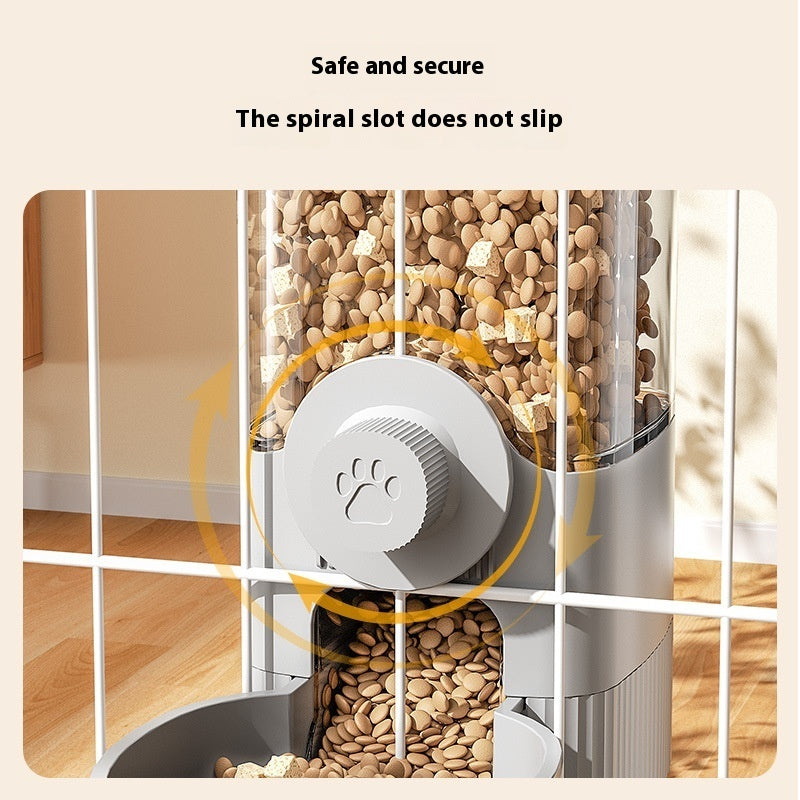 Hanging Cage Dog Basin Cat Bowl Automatic Pet Feeder