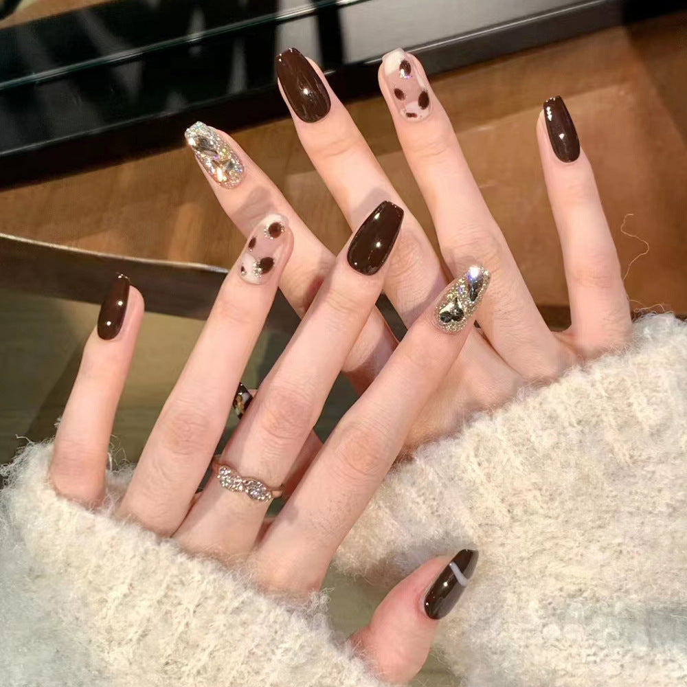 Hand Worn Nail Piece In China-Chic Red In The Year Of The Snake