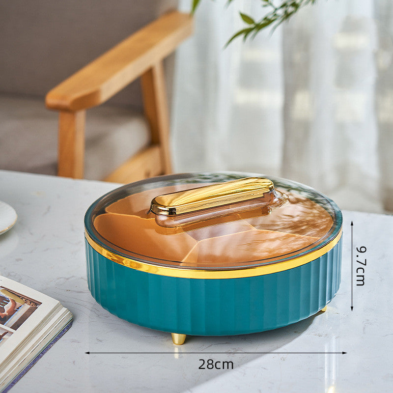 Home Living Room Coffee Table Candy Nuts Snack Storage Box