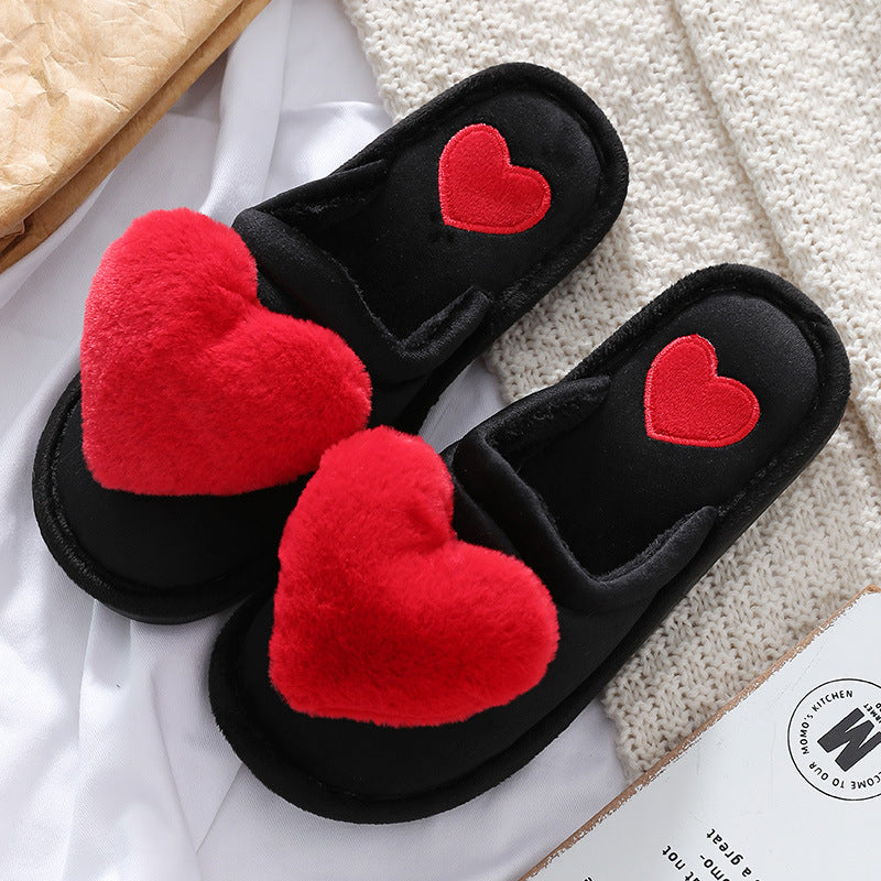 Cotton Slippers Floor Non-slip Warm Korean Women's