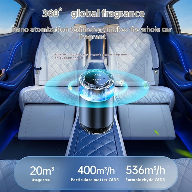 Car Aromatherapy Diffuser, Cloud Mist Air Freshener with Natural Fragrance for Cars, Trucks, RVs, and Sedans