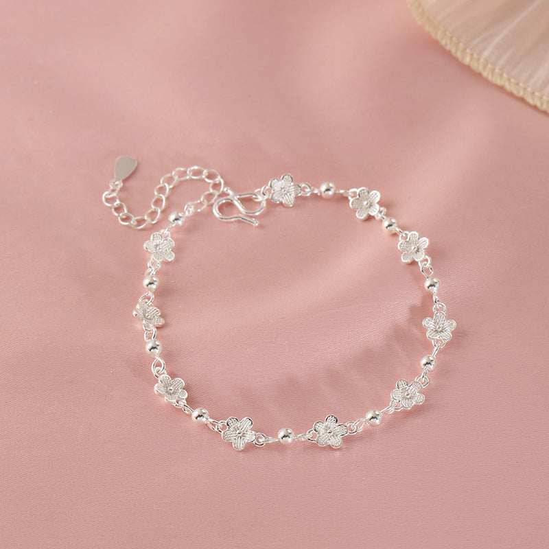 Women's Floral Copper Bracelet – Dainty Chic Fresh Design