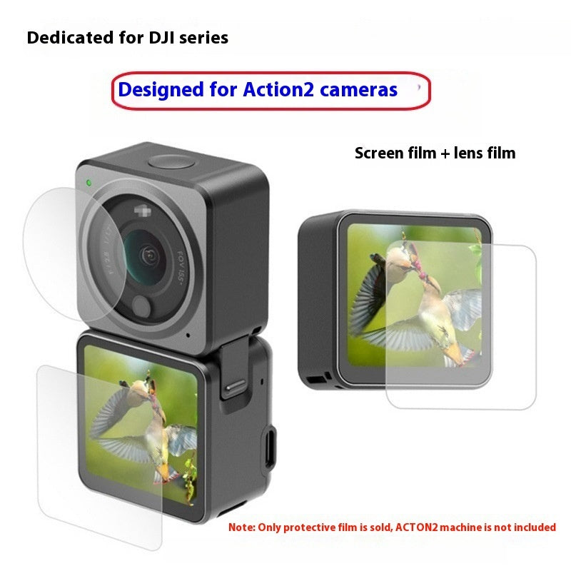 Applicable To Action2 Sports Camera Tempered Film
