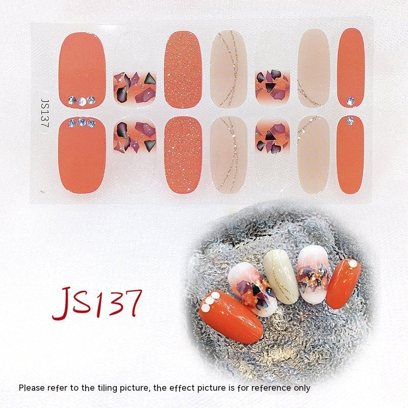 Three-dimensional Craft Crystal Nail Oil Film Crystal Glass Nail Sticker