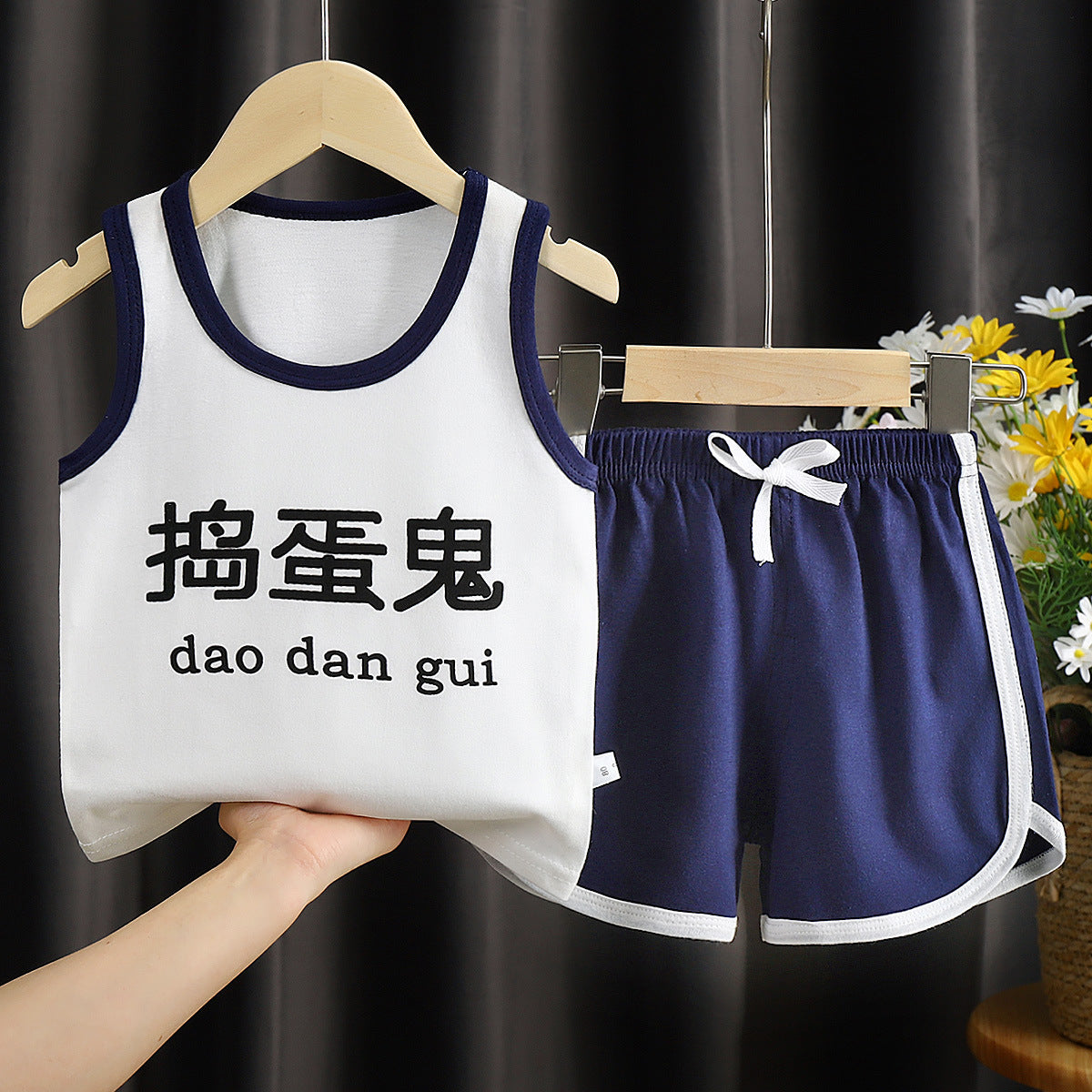 Summer Children’s Vest and Shorts Suit – Lightweight Kids Clothing Set