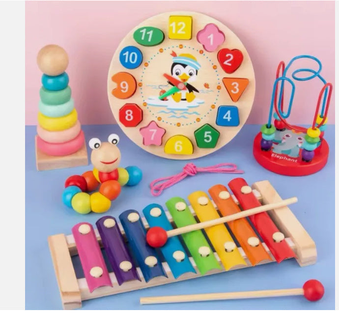 Early Childhood Education Puzzle Block Children's Toys