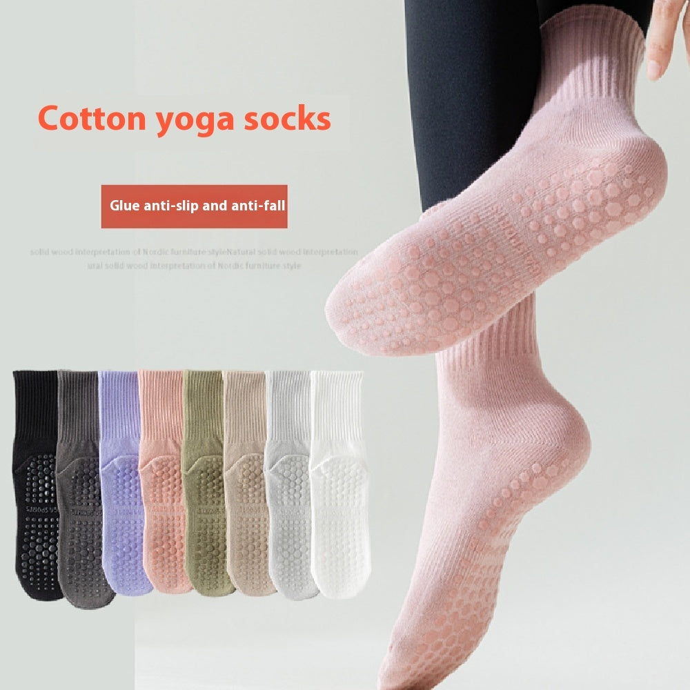 Women’s Non-Slip Yoga Socks Tube Fitness Dance Pilates Sports