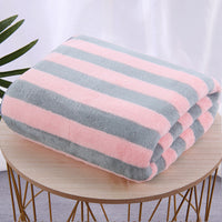 Greyish Pink Stripes