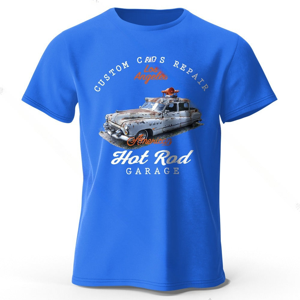 Car Club Patch Print Unisex T-shirt