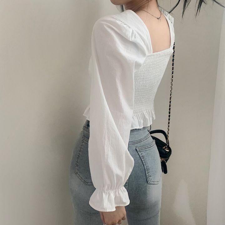 Retro Minority Simple Blouse For Women