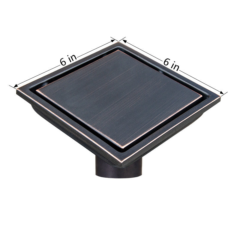 304 Stainless Steel Invisible Floor Drain – Bathroom Deodorizing American-Style Floor Drain
