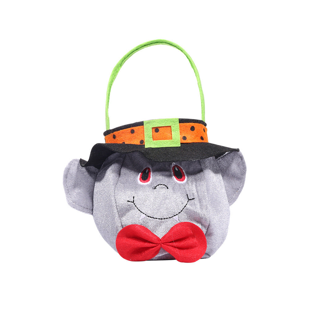 New Halloween Decorations Hooded Round Handbag