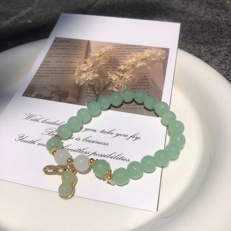 Chinese Style Bamboo Leaf Bracelet For Women