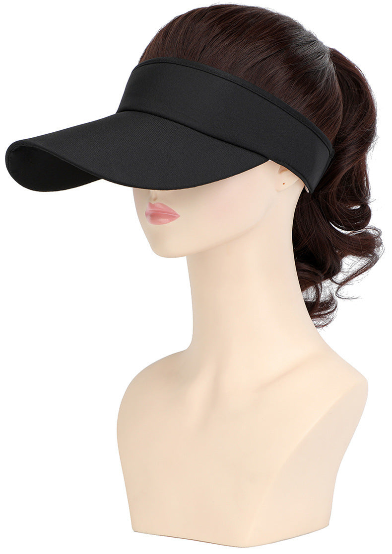 Women's High-temperature Fiber Hat Wig