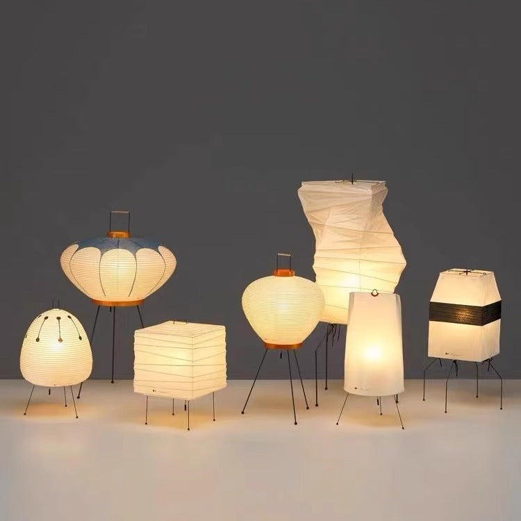 Japanese-style Floor Lamp Hotel Homestay Retro Rice Paper