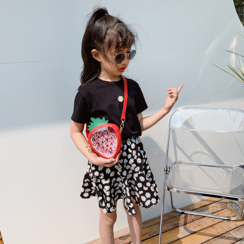 Summer Children’s One-Shoulder Jelly Bag – Pineapple & Strawberry Design