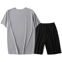 Gray Tops And Black Trousers
