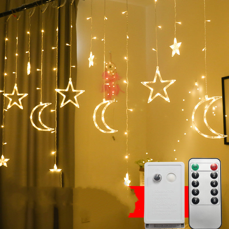 LED String Lights Starry Curtain Flashing Decorative Lighting