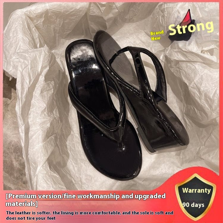 Height Increasing Wedge Flip-flops Women's Flip-toe Sandals