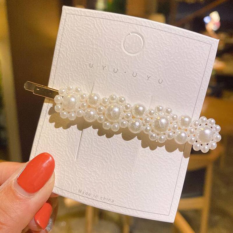 Internet Influencer Pearl Plastic Hairpin