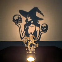 Fairy Ghost Head Candlestick