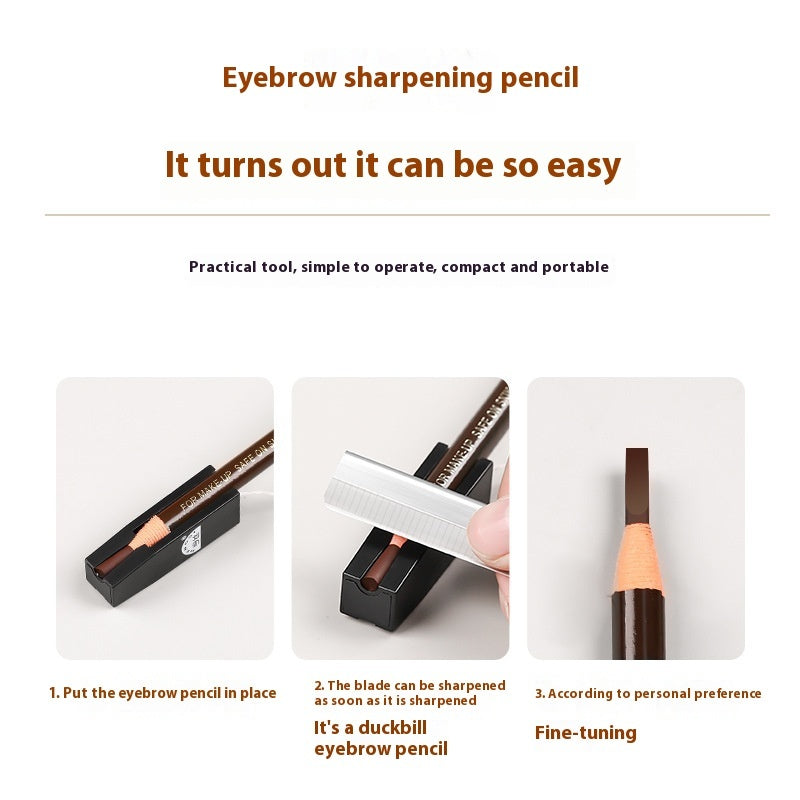 Eyebrow Pencil with Sharpener – Precision Line Drawing Beauty Tool