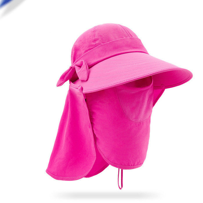 Women's Wide Brim Sun Visor Hat with UV Protection for Face and Neck