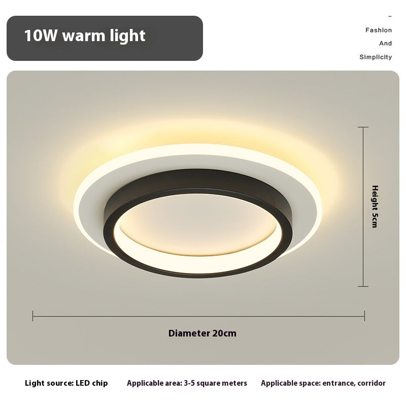 Led Hallway Light Entrance Foyer Nordic Simple Corridor Aisle Light Ceiling Luminaire Surface Mounted Luminaire