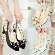 Women's Casual Peep Toe Plus Size Shoes With Buckle