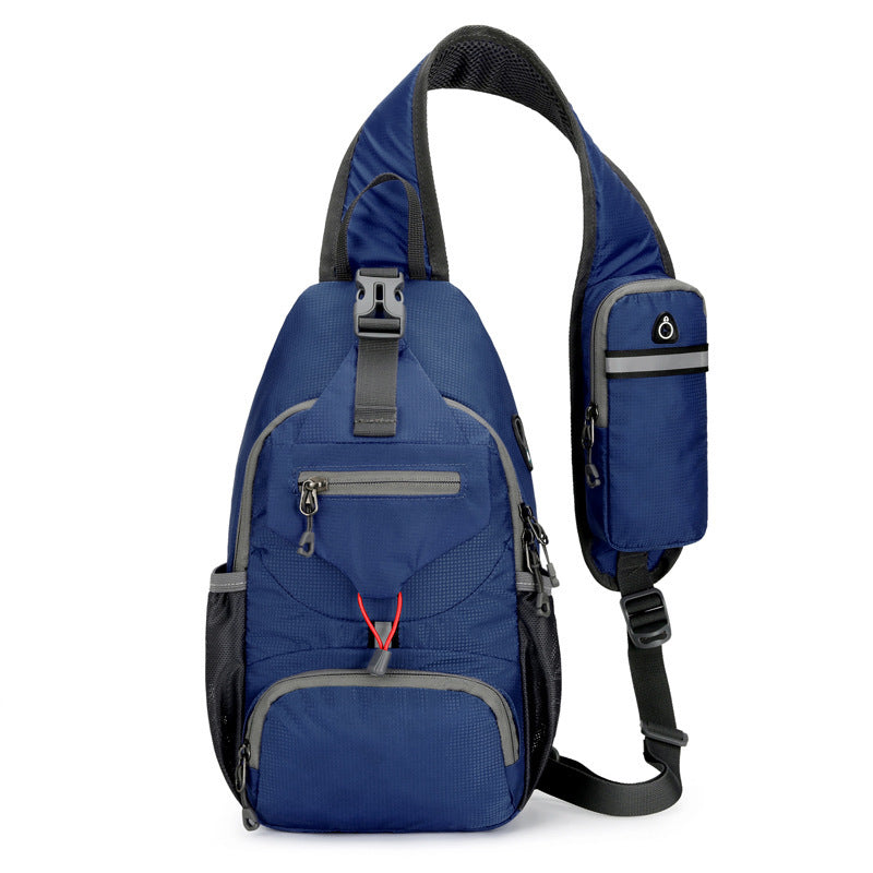 Men's Nylon Crossbody Waist Bag Slim Lightweight Minimalist