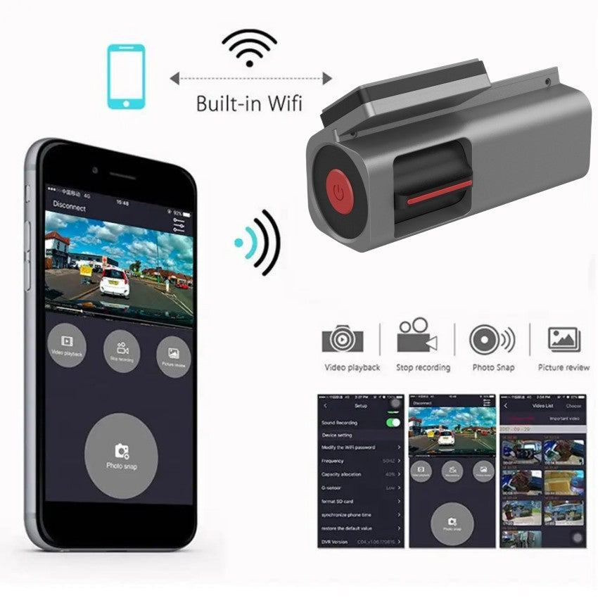 4K Wireless Hidden Dash Cam – A380 Driving Recorder