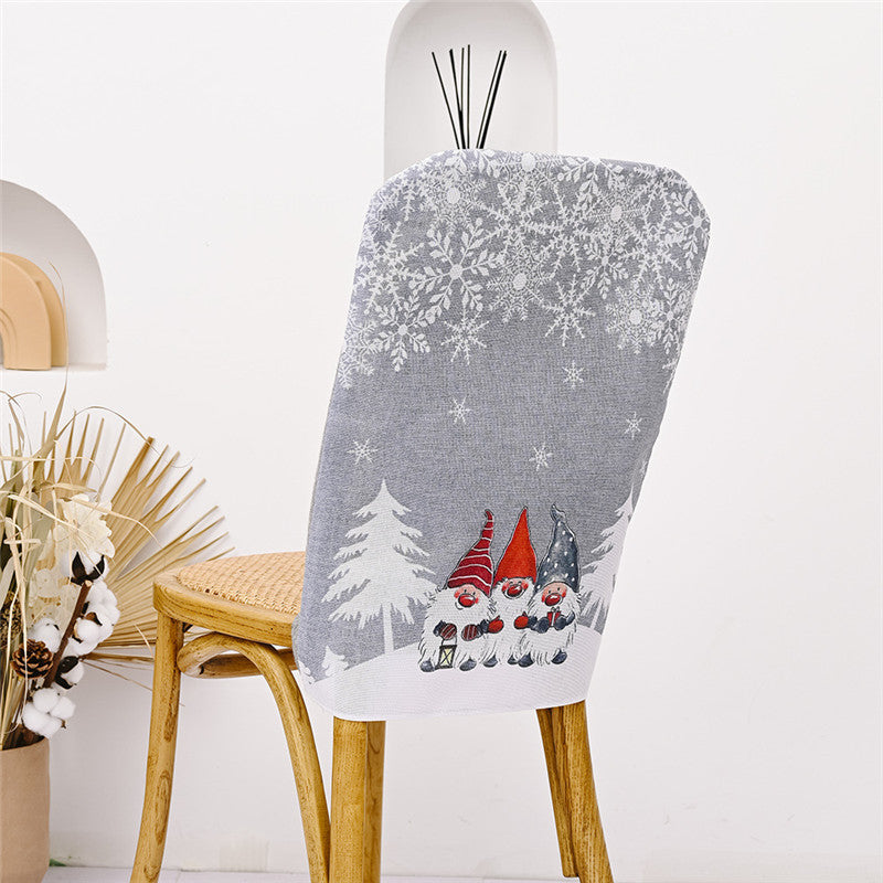 Christmas Ornament Rudolph Printed Table And Chair Cover