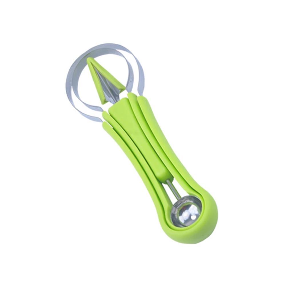 3-in-1 Stainless Steel Fruit Ball Spoon – Multi-Purpose Kitchen Digging Tool