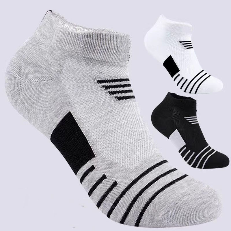 Quick-Dry Sports Socks – Mid-Calf & Short Polyester Cotton