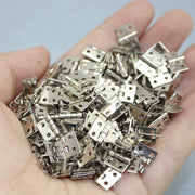 2 Points Mini Hinge With Nails Folding Flat