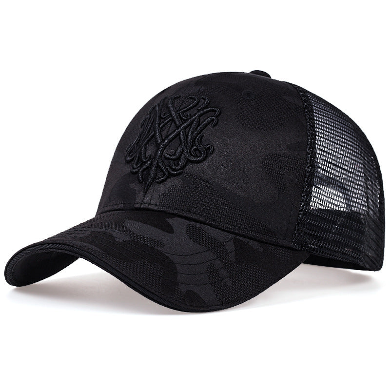 Korean Style Spring and Autumn Baseball Cap with Sun Protection