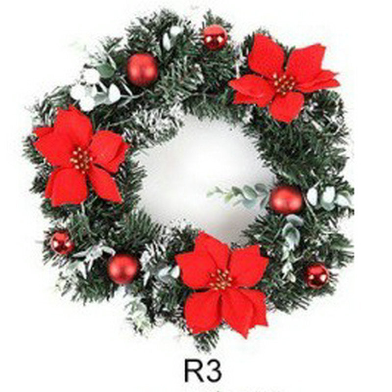 Christmas Decoration With Lights Garland Scene Decoration Door Hanger