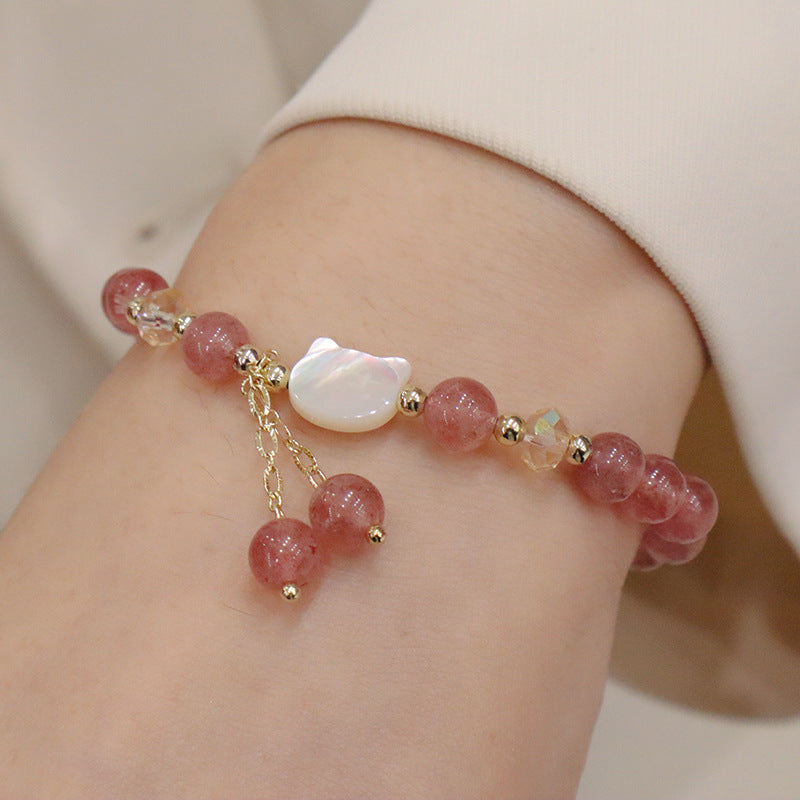 Women's Natural Crystal Bracelet Design