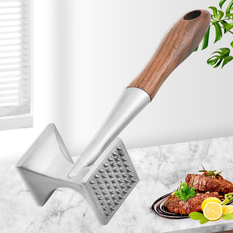 Double-sided Meat Tenderizer Hammer – Stainless Steel Kitchen Tool