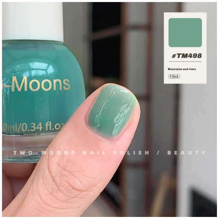 Pure Color Sequins Nail Polish Baking-free And Tear-free