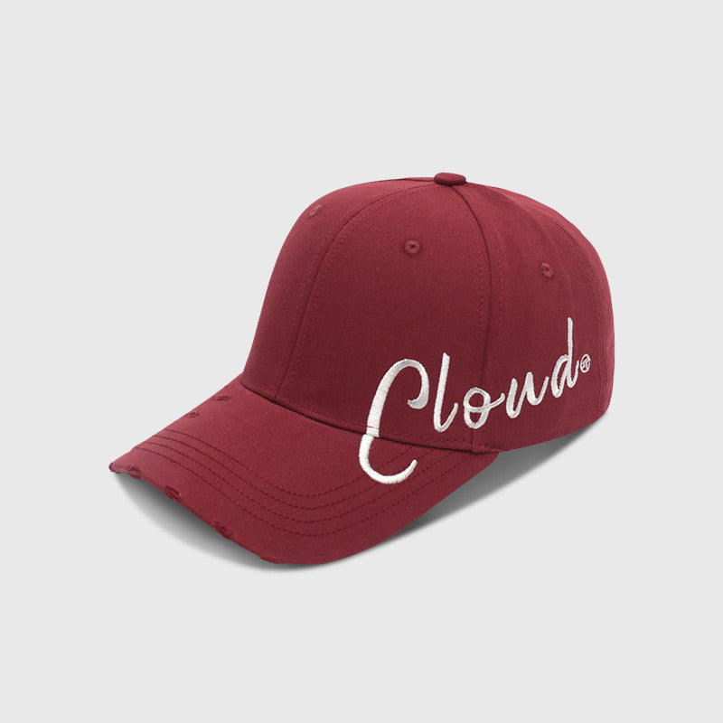 Minimalist All-match Personalized Embroidery Sunshade Comfortable Peaked Cap