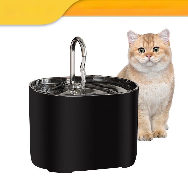 Pet Water Dispenser Loop Filter Smart Cat Water Feeder Alloy Fountain