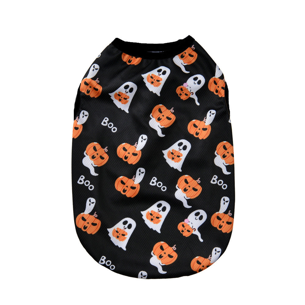 Halloween Pet Clothes – Dog and Cat Outfit for Spring, Summer, and Autumn Wear