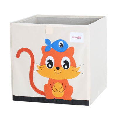 Children’s Fabric Folding Toy Storage Box – Collapsible Organizer