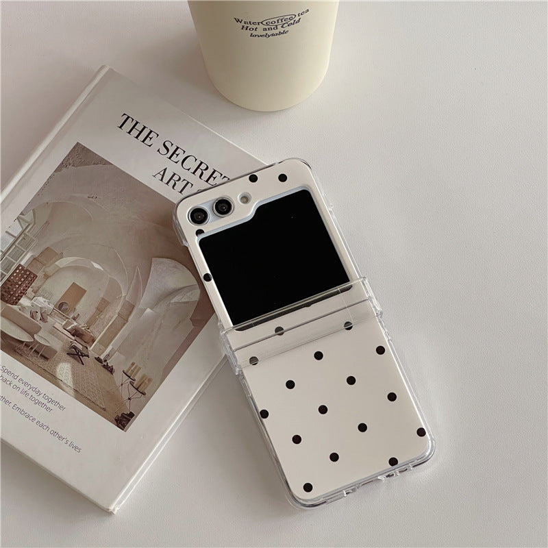 Folding Phone Case Cute Ins Polka Dot